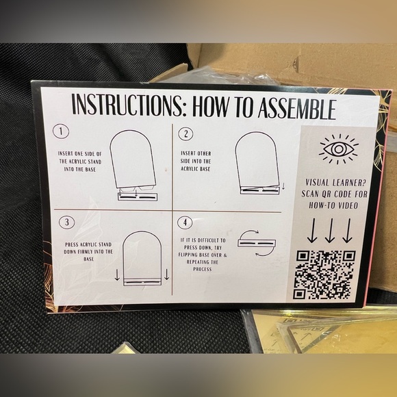 Gold Acrylic Number Sign 20 count - Picture 7 of 14